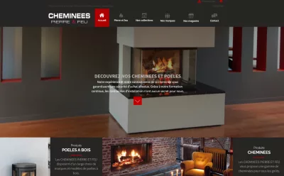 Cheminées Pierre & Feu
